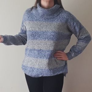 Tommy Hilfiger Striped Turtleneck Sweater